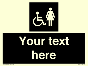 Custom information: black panel disabled and female